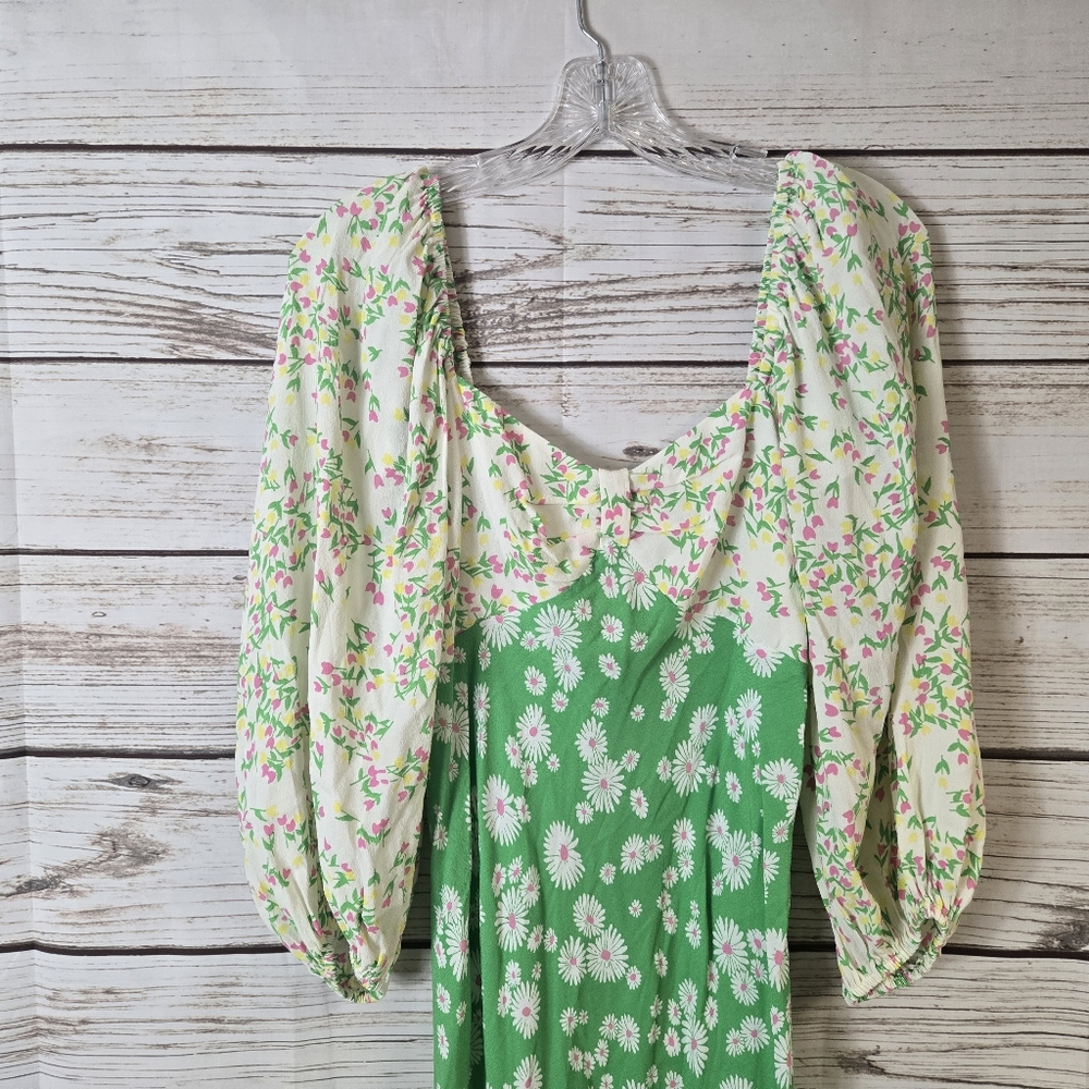 RIXO X Target Daisy Floral Midi Swing Dress Size 4 - Picture 7 of 9
